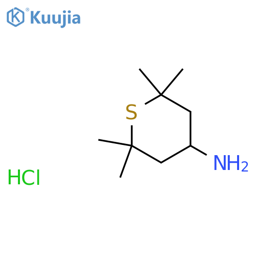 2,2,6,6-Tetramethylthian-4-amine hydrochloride structure