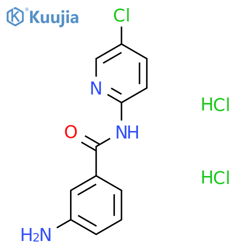 3-amino-N-(5-chloropyridin-2-yl)benzamide dihydrochloride structure