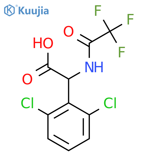 2-(2,6-Dichlorophenyl)-2-(2,2,2-trifluoroacetamido)acetic acid structure