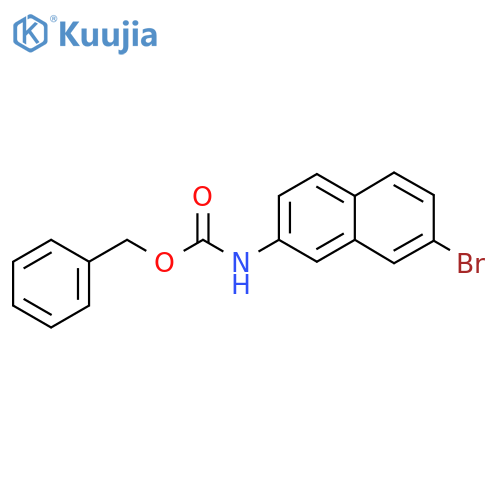 benzyl N-(7-bromonaphthalen-2-yl)carbamate structure