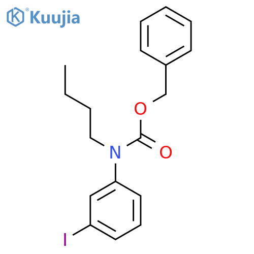 benzyl N-butyl-N-(3-iodophenyl)carbamate structure