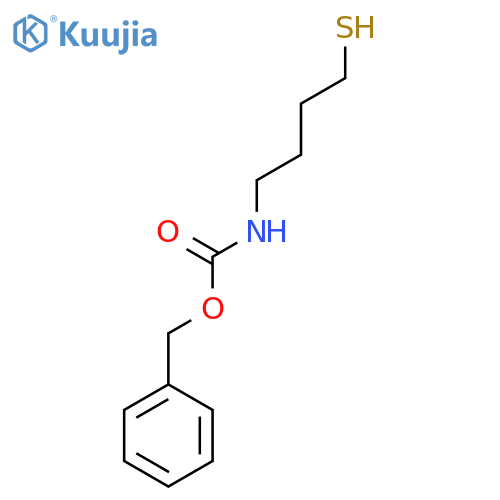 benzyl N-(4-sulfanylbutyl)carbamate structure