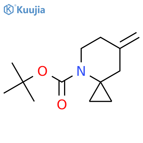 Tert-butyl 7-methylidene-4-azaspiro[2.5]octane-4-carboxylate structure