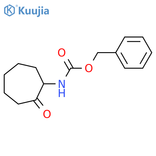 benzyl N-(2-oxocycloheptyl)carbamate structure