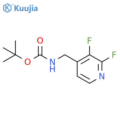 tert-butyl N-(2,3-difluoropyridin-4-yl)methylcarbamate structure