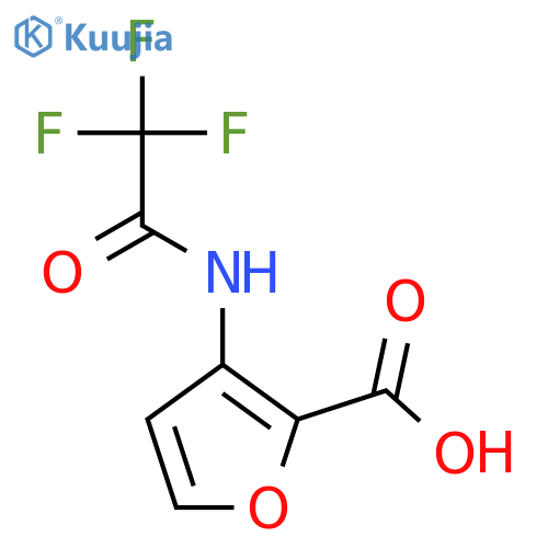 3-(2,2,2-Trifluoroacetamido)furan-2-carboxylic acid structure