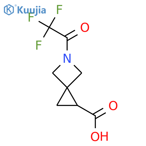 5-(Trifluoroacetyl)-5-azaspiro[2.3]hexane-1-carboxylic acid structure