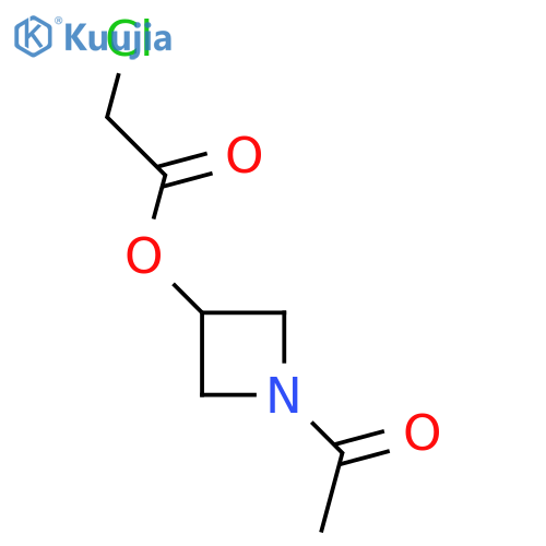 1-Acetylazetidin-3-yl 2-chloroacetate structure