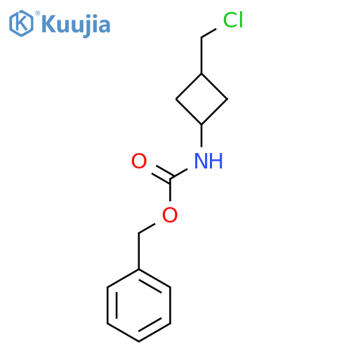 benzyl N-(1s,3s)-3-(chloromethyl)cyclobutylcarbamate structure