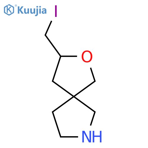 3-(iodomethyl)-2-oxa-7-azaspiro4.4nonane structure