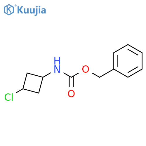 benzyl N-(1r,3r)-3-chlorocyclobutylcarbamate structure