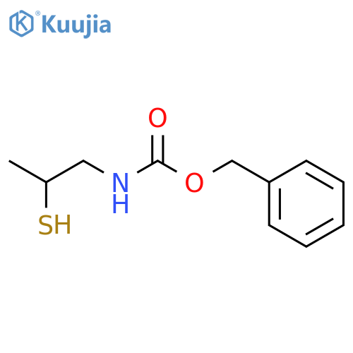 benzyl N-(2-sulfanylpropyl)carbamate structure
