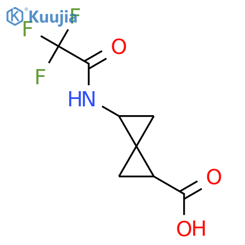 4-(2,2,2-trifluoroacetamido)spiro2.2pentane-1-carboxylic acid structure