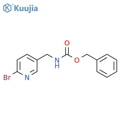 benzyl N-(6-bromopyridin-3-yl)methylcarbamate structure