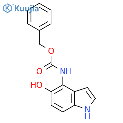 benzyl N-(5-hydroxy-1H-indol-4-yl)carbamate structure