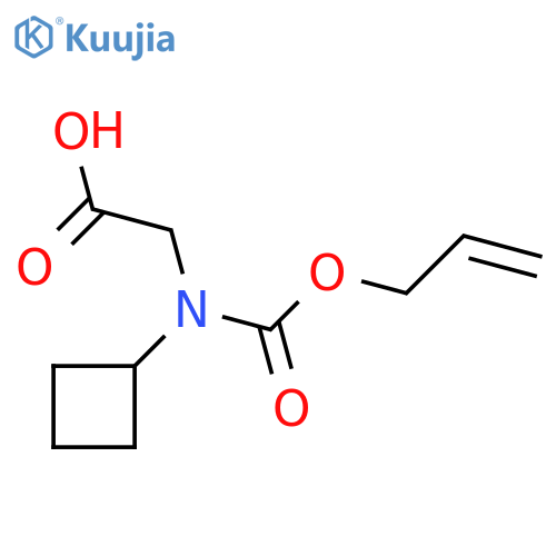 2-{cyclobutyl(prop-2-en-1-yloxy)carbonylamino}acetic acid structure