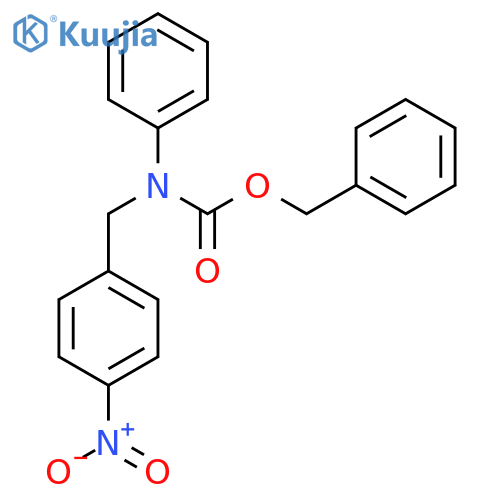 benzyl N-(4-nitrophenyl)methyl-N-phenylcarbamate structure