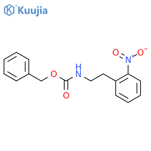 benzyl N-[2-(2-nitrophenyl)ethyl]carbamate structure