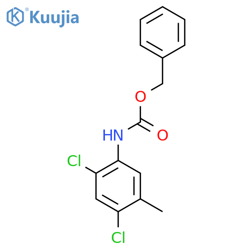 benzyl N-(2,4-dichloro-5-methylphenyl)carbamate structure