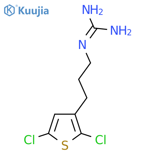 N''-3-(2,5-dichlorothiophen-3-yl)propylguanidine structure
