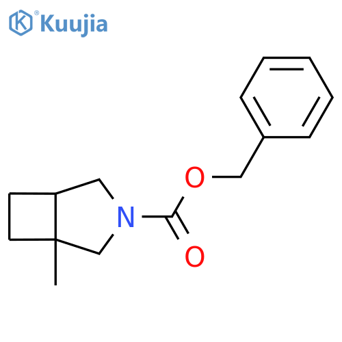 Benzyl 1-methyl-3-azabicyclo[3.2.0]heptane-3-carboxylate structure