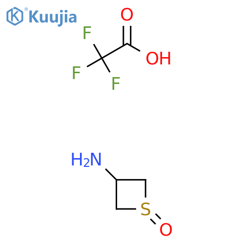 3-amino-1lambda4-thietan-1-one, trifluoroacetic acid structure