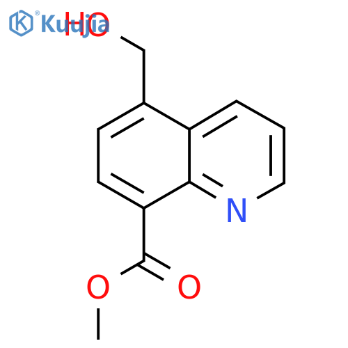 Methyl 5-(hydroxymethyl)quinoline-8-carboxylate structure