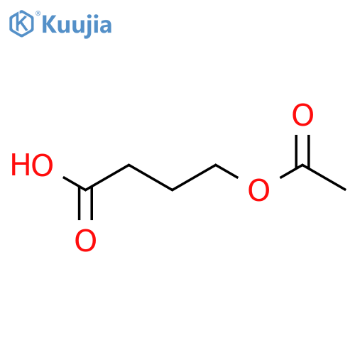 4-(acetyloxy)butanoic acid structure