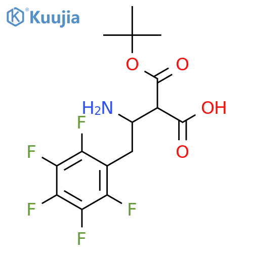 Boc-(S)-3-Amino-4-(pentafluoro-phenyl)-butyric acid structure