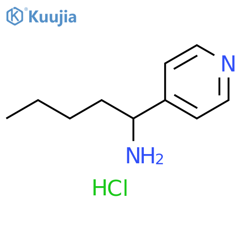1-(PYRIDIN-4-YL)PENTAN-1-AMINE DIHYDROCHLORIDE structure