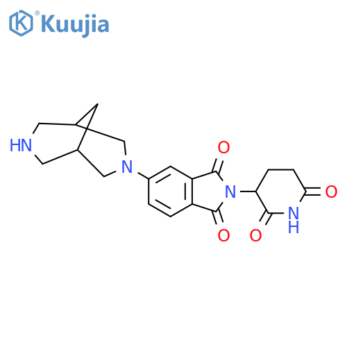 5-{3,7-diazabicyclo3.3.1nonan-3-yl}-2-(2,6-dioxopiperidin-3-yl)-2,3-dihydro-1H-isoindole-1,3-dione structure