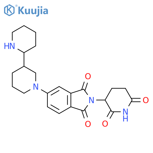 5-{2,3'-bipiperidin-1'-yl}-2-(2,6-dioxopiperidin-3-yl)-2,3-dihydro-1H-isoindole-1,3-dione structure