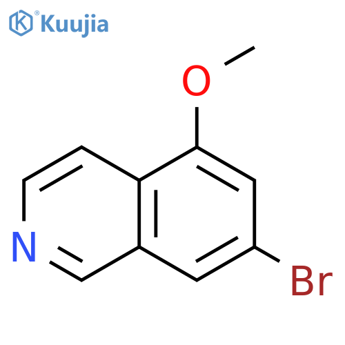 7-Bromo-5-methoxyisoquinoline structure