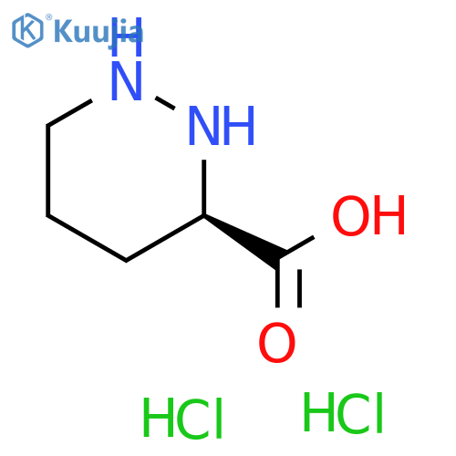 (R)-1,2-Diazinane-3-carboxylic acid dihydrochloride structure