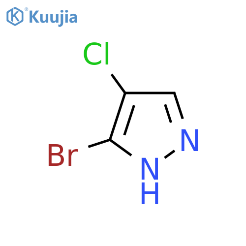 5-bromo-4-chloro-1H-pyrazole structure