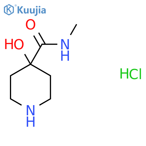 4-hydroxy-N-methylpiperidine-4-carboxamide hydrochloride structure