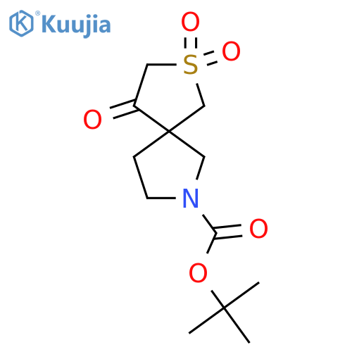 tert-butyl 2,2,4-trioxo-2lambda6-thia-7-azaspiro4.4nonane-7-carboxylate structure