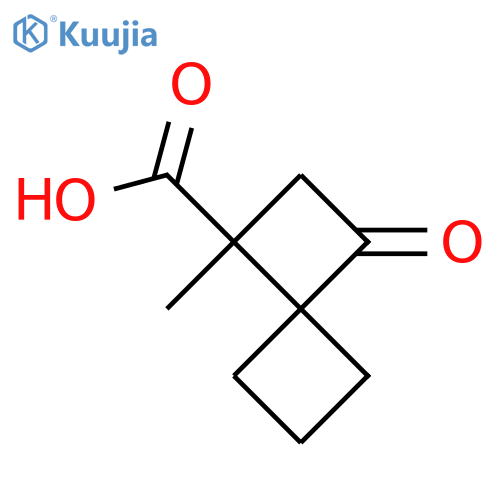 1-methyl-3-oxospiro3.3heptane-1-carboxylic acid structure