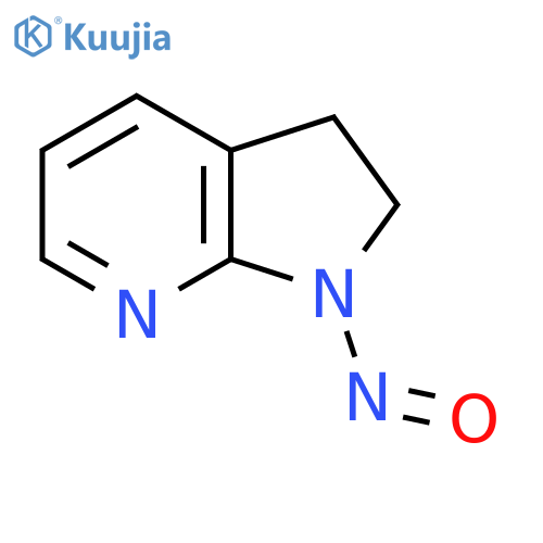 1-nitroso-1H,2H,3H-pyrrolo2,3-bpyridine structure