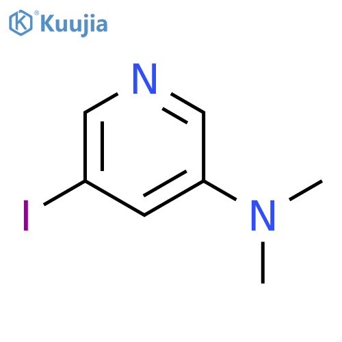 5-iodo-N,N-dimethylpyridin-3-amine structure