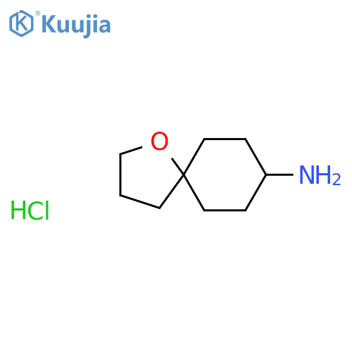 1-Oxaspiro[4.5]decan-8-amine hydrochloride structure