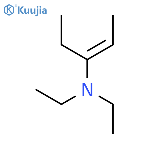 2-Penten-3-amine, N,N-diethyl-, (E)- structure