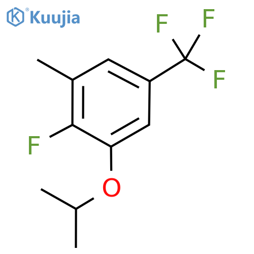 2-Fluoro-1-isopropoxy-3-methyl-5-(trifluoromethyl)benzene structure