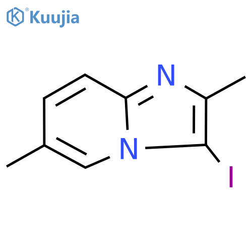 3-Iodo-2,6-dimethylimidazo[1,2-a]pyridine structure