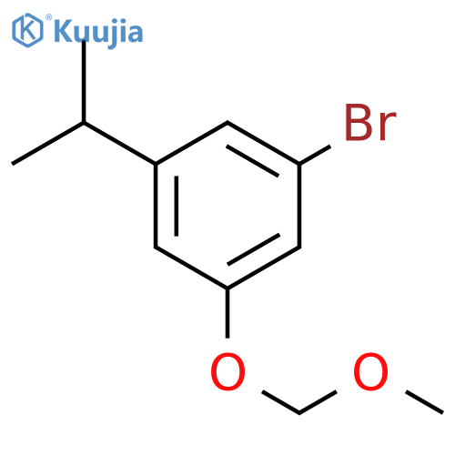 1-Bromo-3-isopropyl-5-(methoxymethoxy)benzene structure