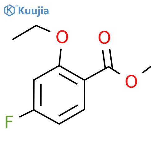 methyl 2-ethoxy-4-fluorobenzoate structure