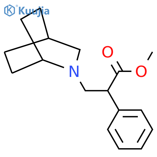 methyl 3-{2-azabicyclo2.2.2octan-2-yl}-2-phenylpropanoate structure