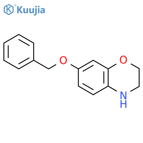 7-(benzyloxy)-3,4-dihydro-2H-1,4-benzoxazine structure