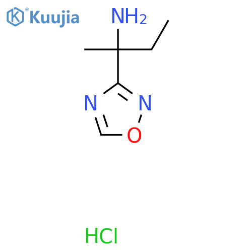 2-(1,2,4-Oxadiazol-3-yl)butan-2-amine hydrochloride structure
