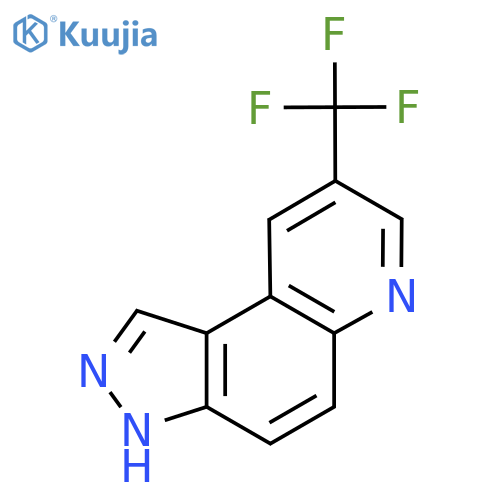 8-(trifluoromethyl)-3H-pyrido[3,2-e]indazole structure